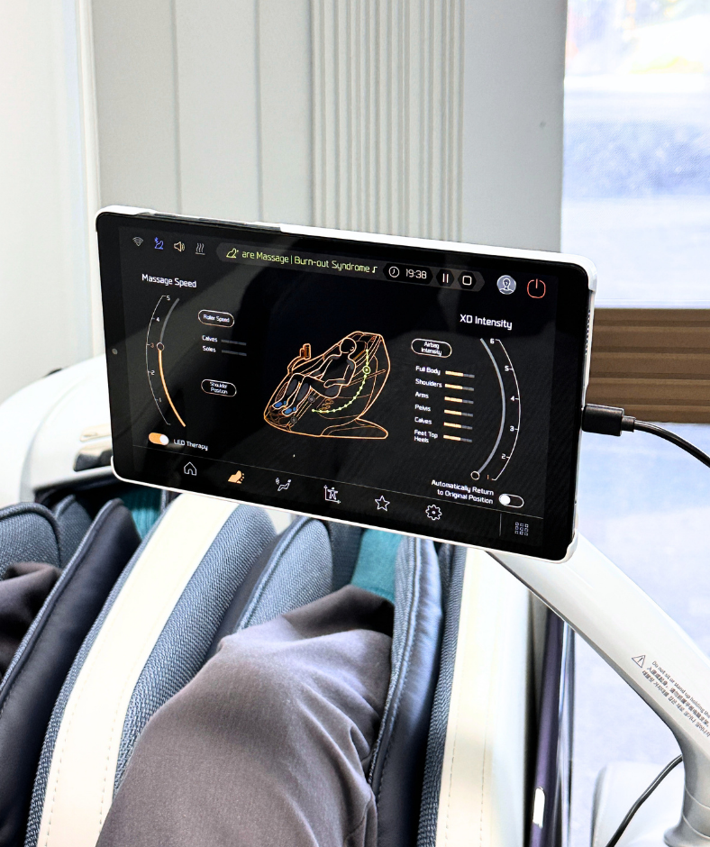 Davinci massage chair control panel