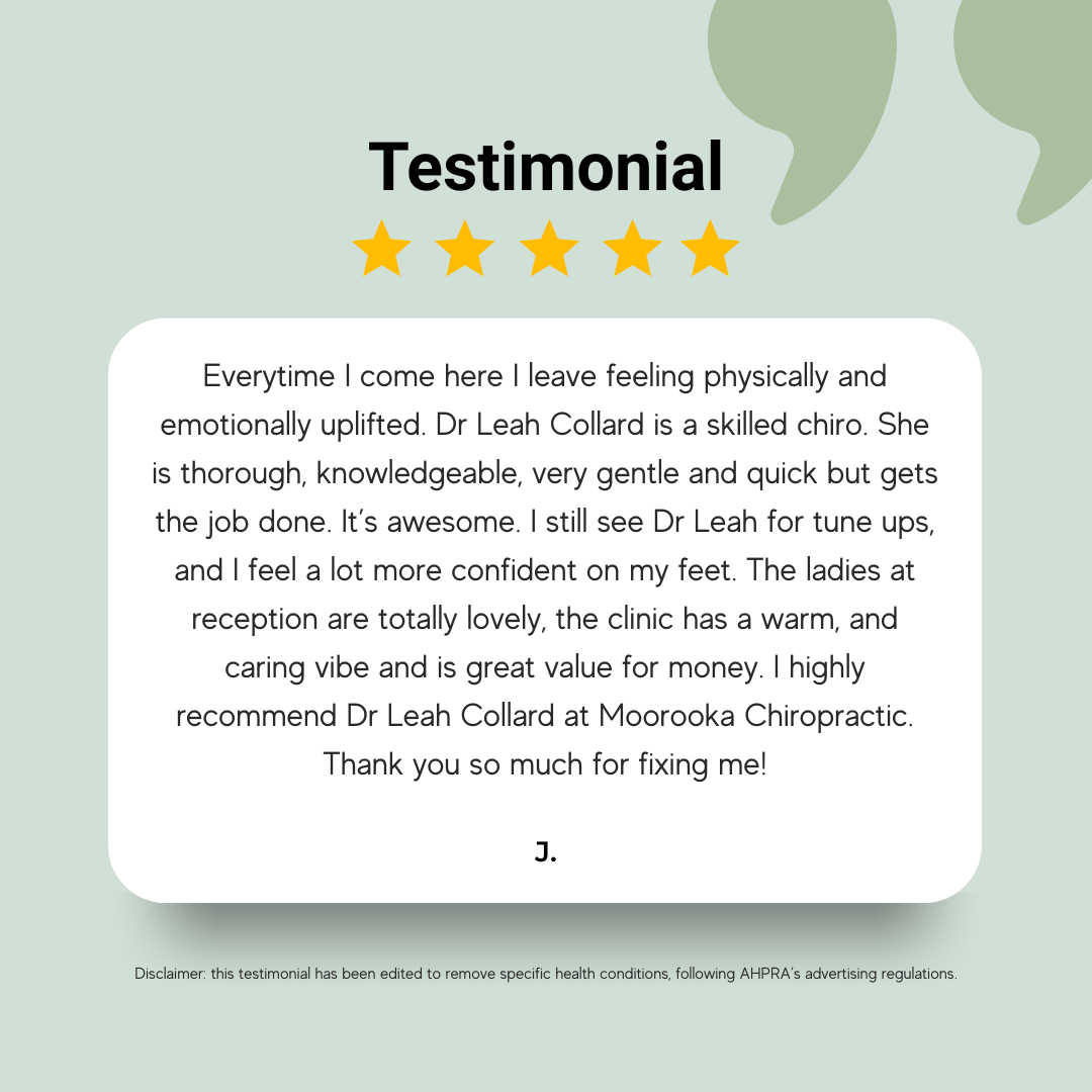 Patient testimonial J